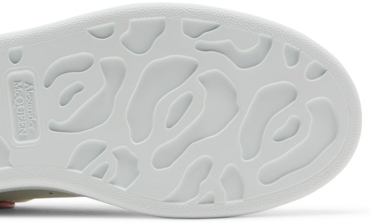 Alexander McQueen Wmns Oversized Sneaker White Rose Glitter