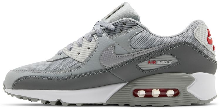 Nike Air Max 90 Light Smoke Grey Red