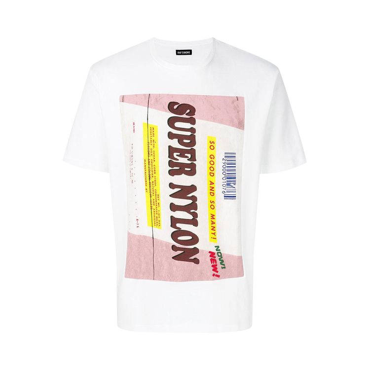 Raf Simons Super Nylon T Shirt White