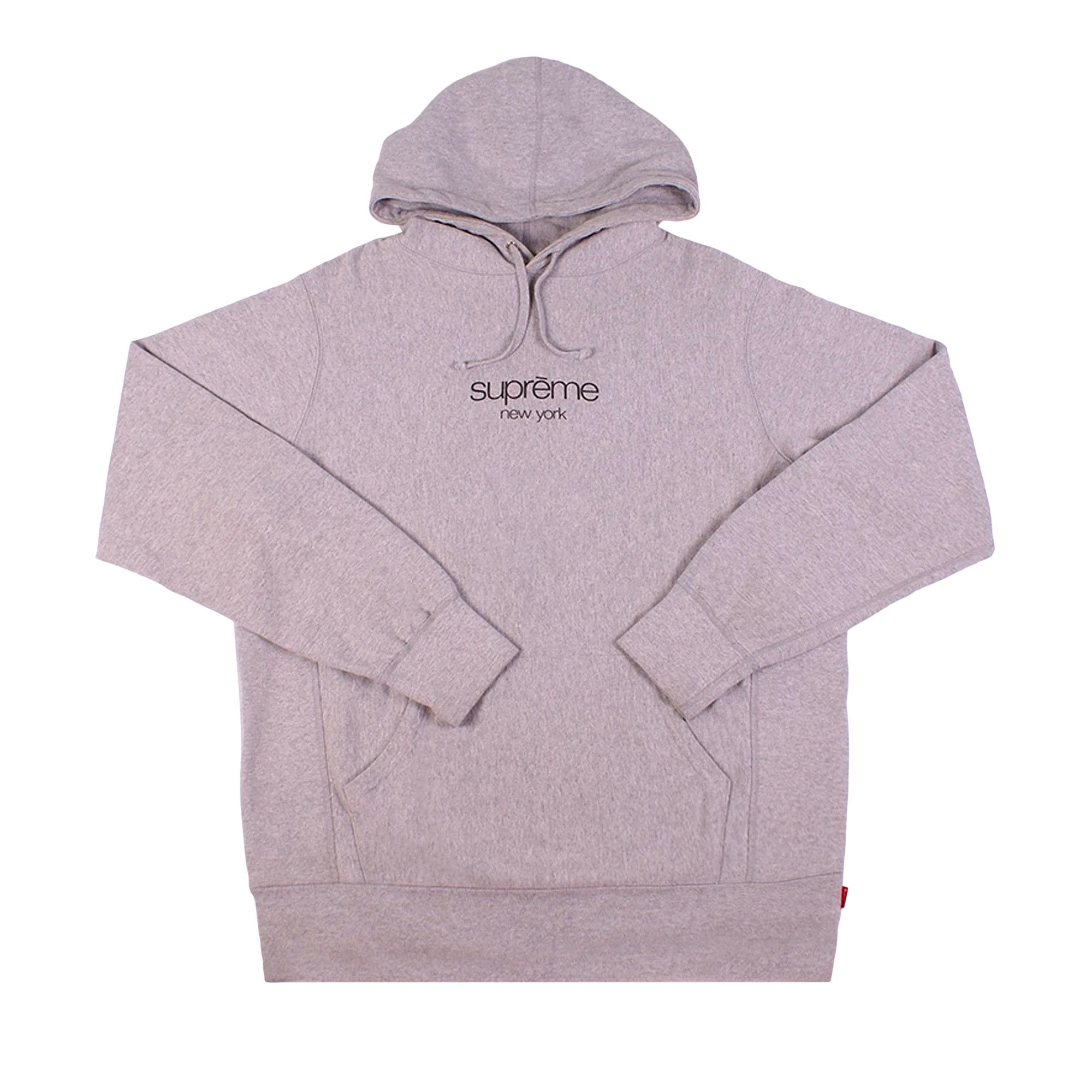 Supreme classic logo hooded sweatshirt hotsell