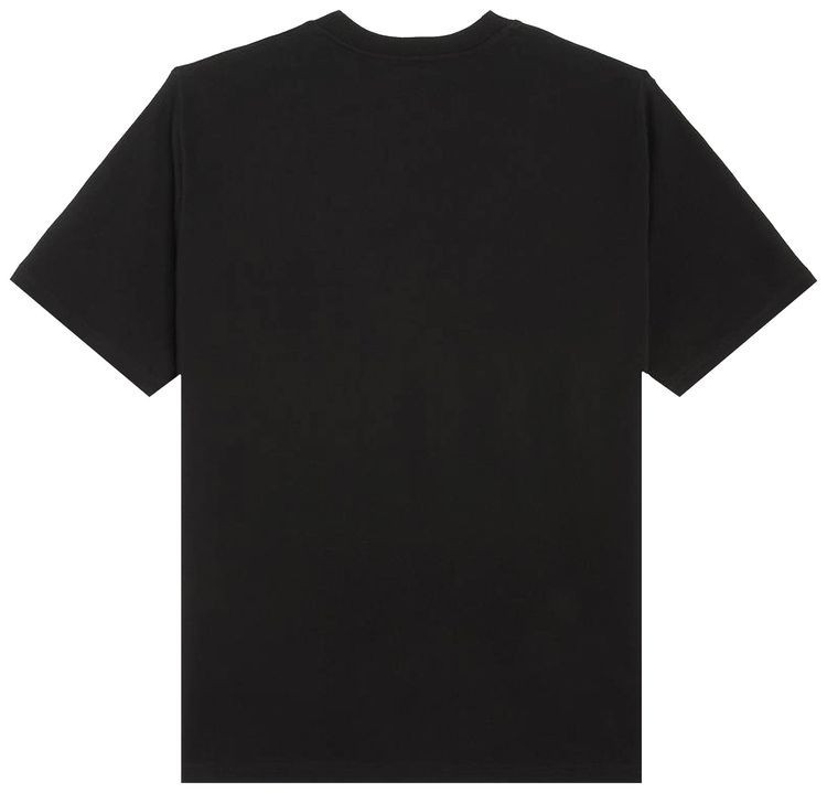 A Cold Wall Knitted Logo T Shirt Black