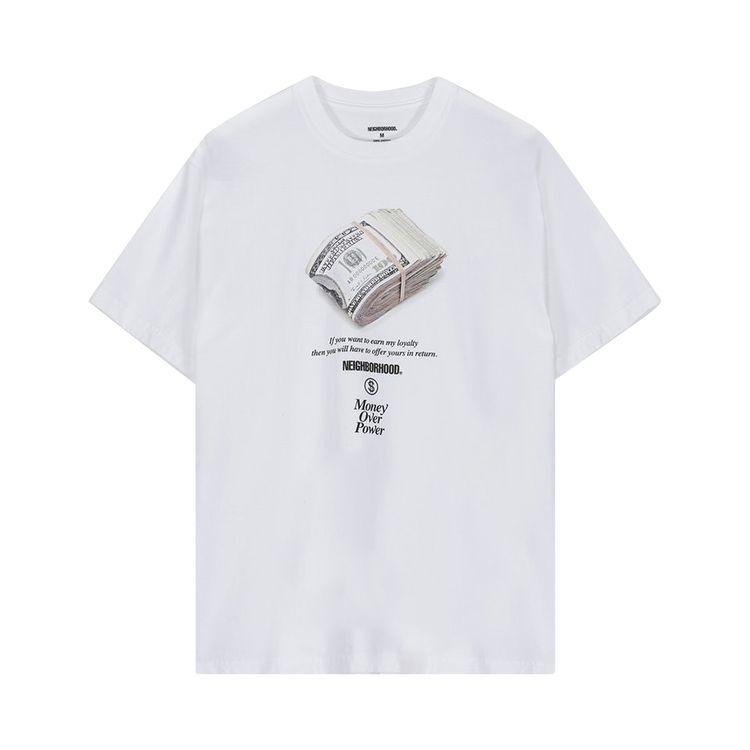 Neighborhood Mop 1C Tee Short Sleeve White