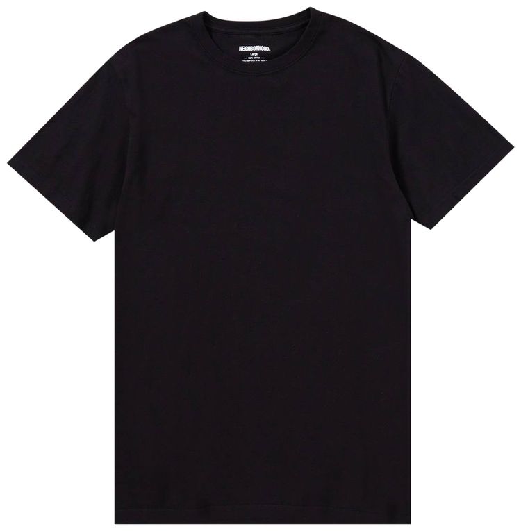 Neighborhood Classic 3 Pack  C Crew Short Sleeve Black