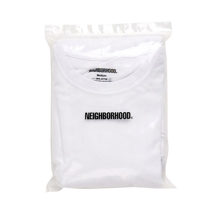 Neighborhood Classic 3 Pack  C Crew Short Sleeve White
