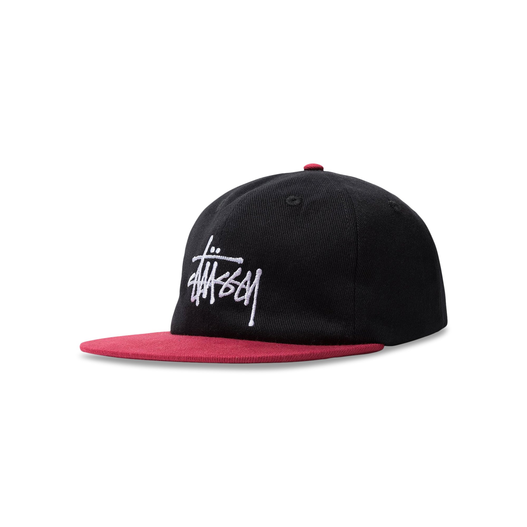 Buy Stussy 2-Tone Team Strapback Cap 'Black' - 1311011 BLAC | GOAT