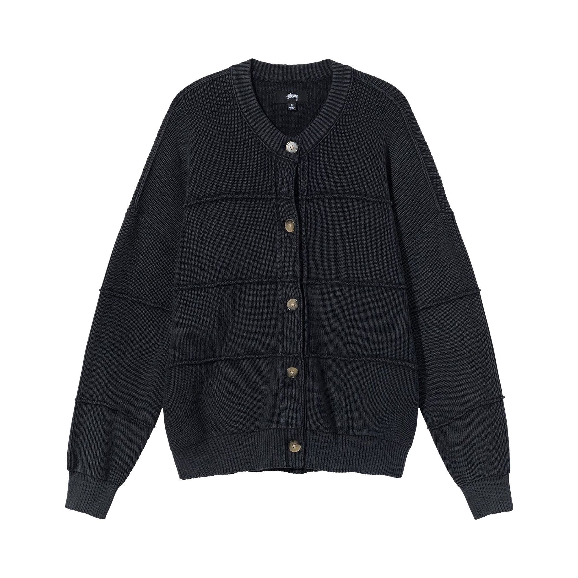 Buy Stussy Lune Inside Out Cardigan 'Charcoal' - 217053 CHAR | GOAT