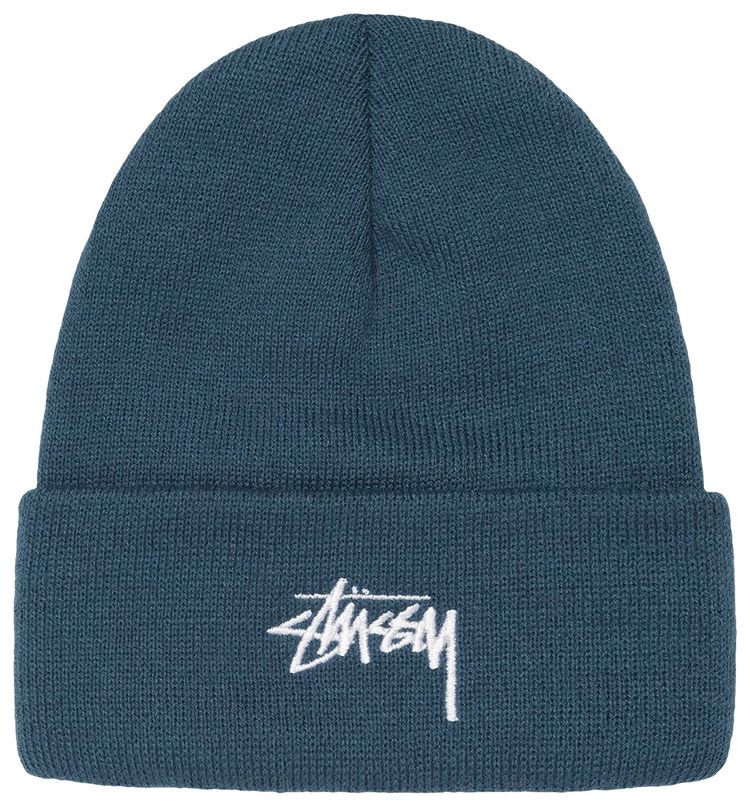 Stussy Stock Cuff Beanie Teal