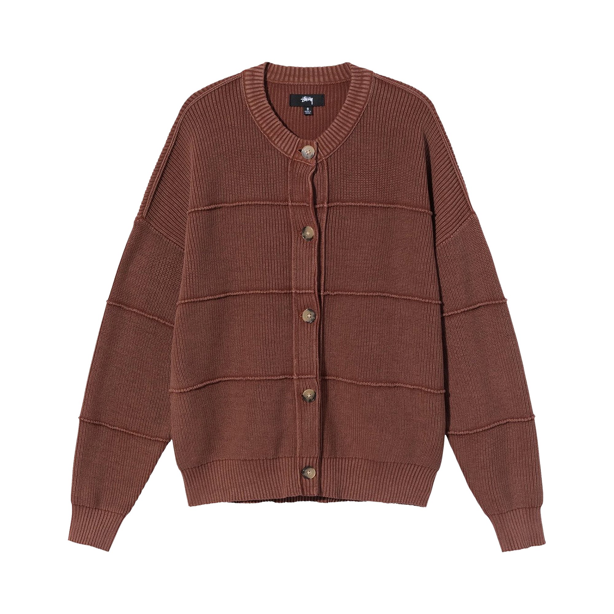 Buy Stussy Lune Inside Out Cardigan 'Copper' - 217053 COPP | GOAT