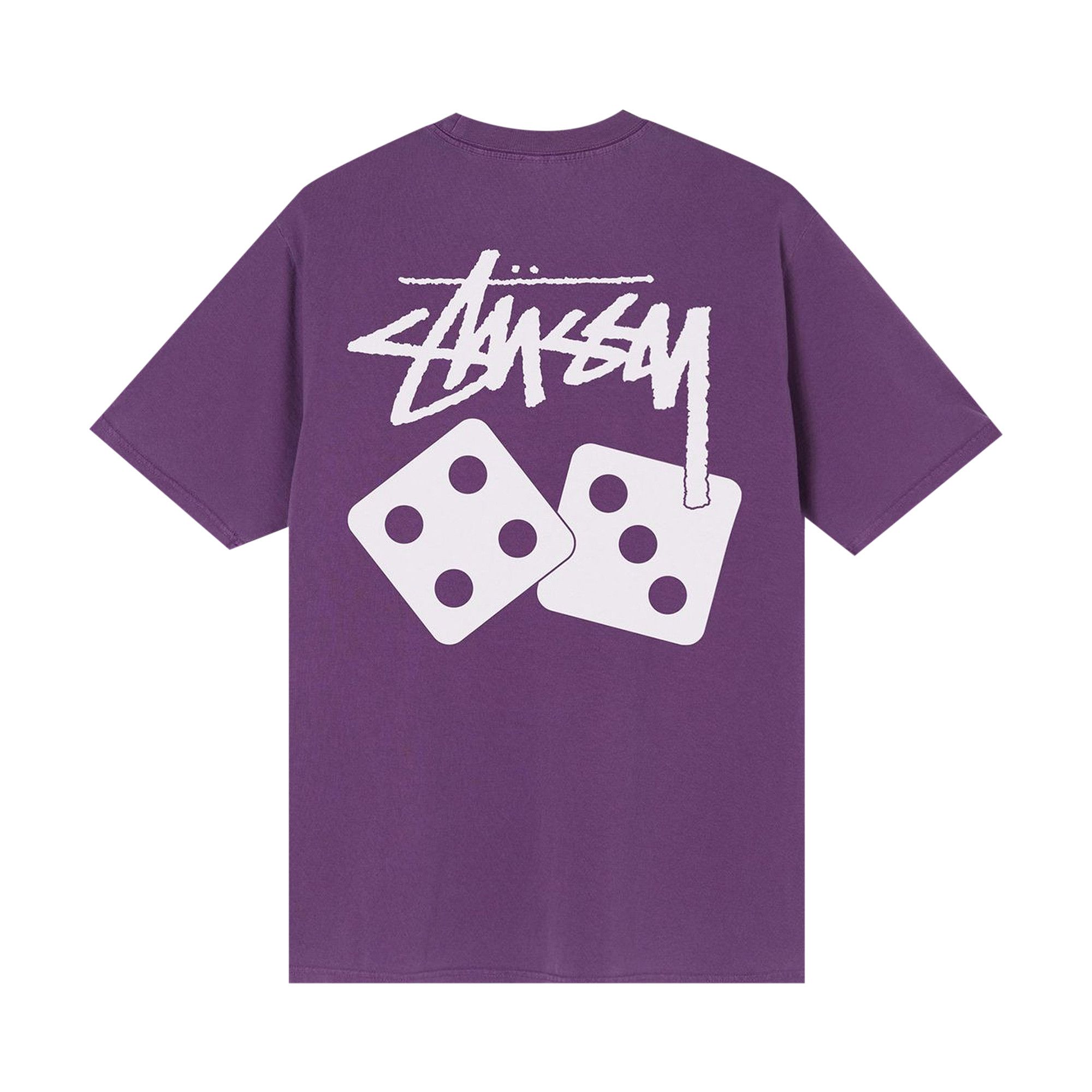 Buy Stussy Dice Pigment Dyed Tee 'Purple' - 1904721 PURP | GOAT