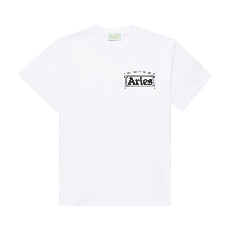 Aries Temple Short Sleeve Tee White