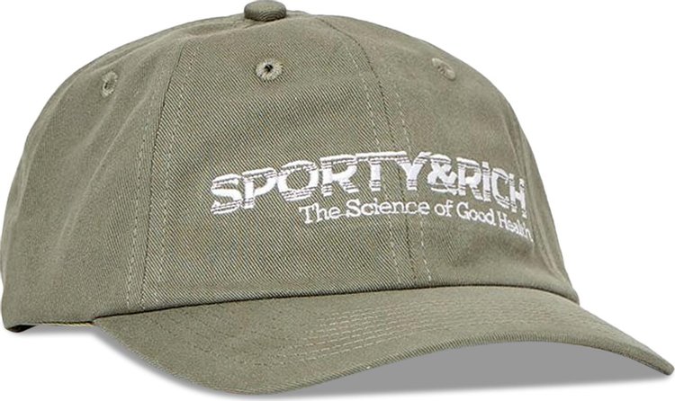 Sporty & Rich Science Logo Hat 'Sea'