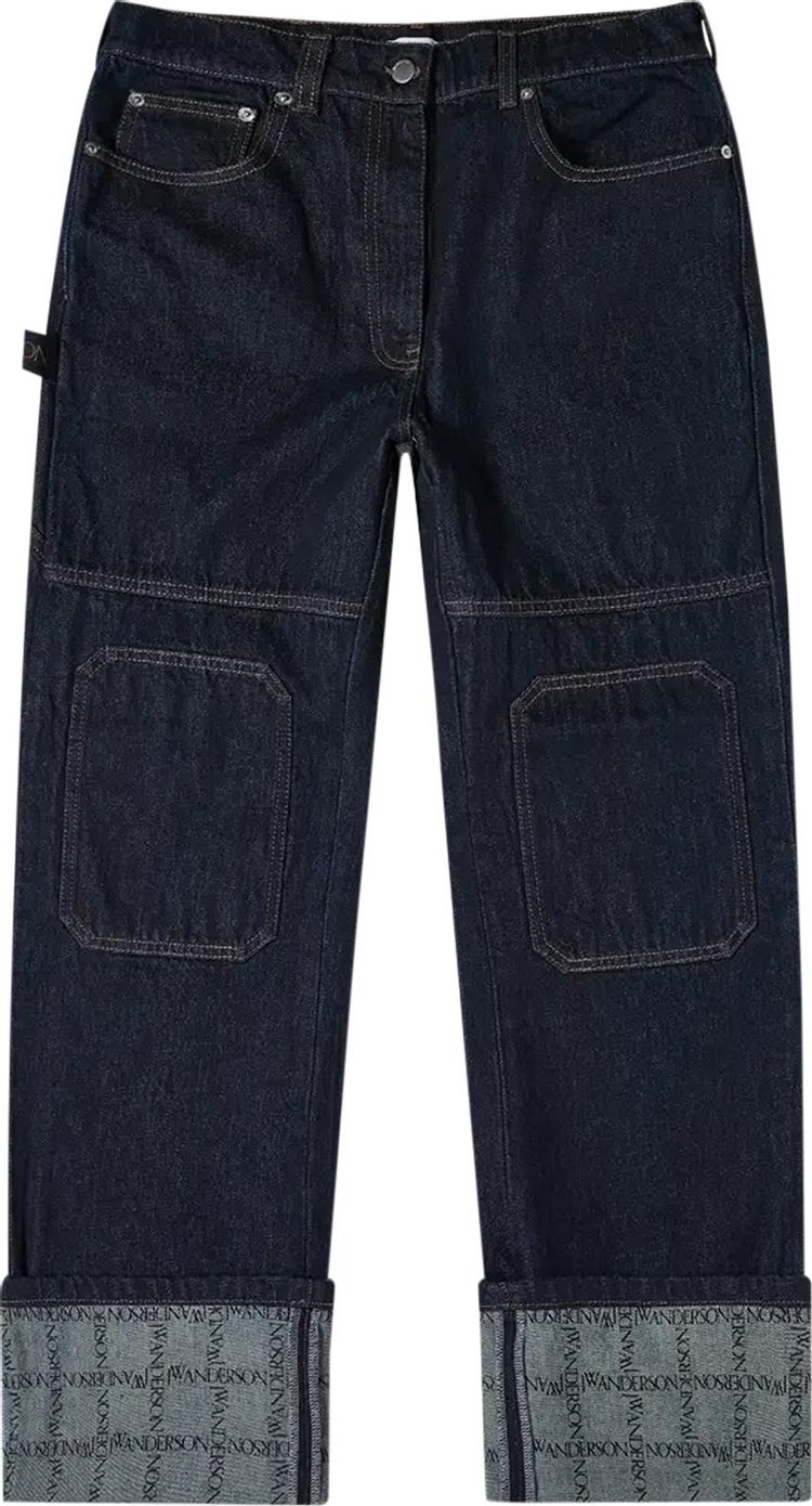 JW Anderson Turn Up Workwear Jeans 'Indigo'