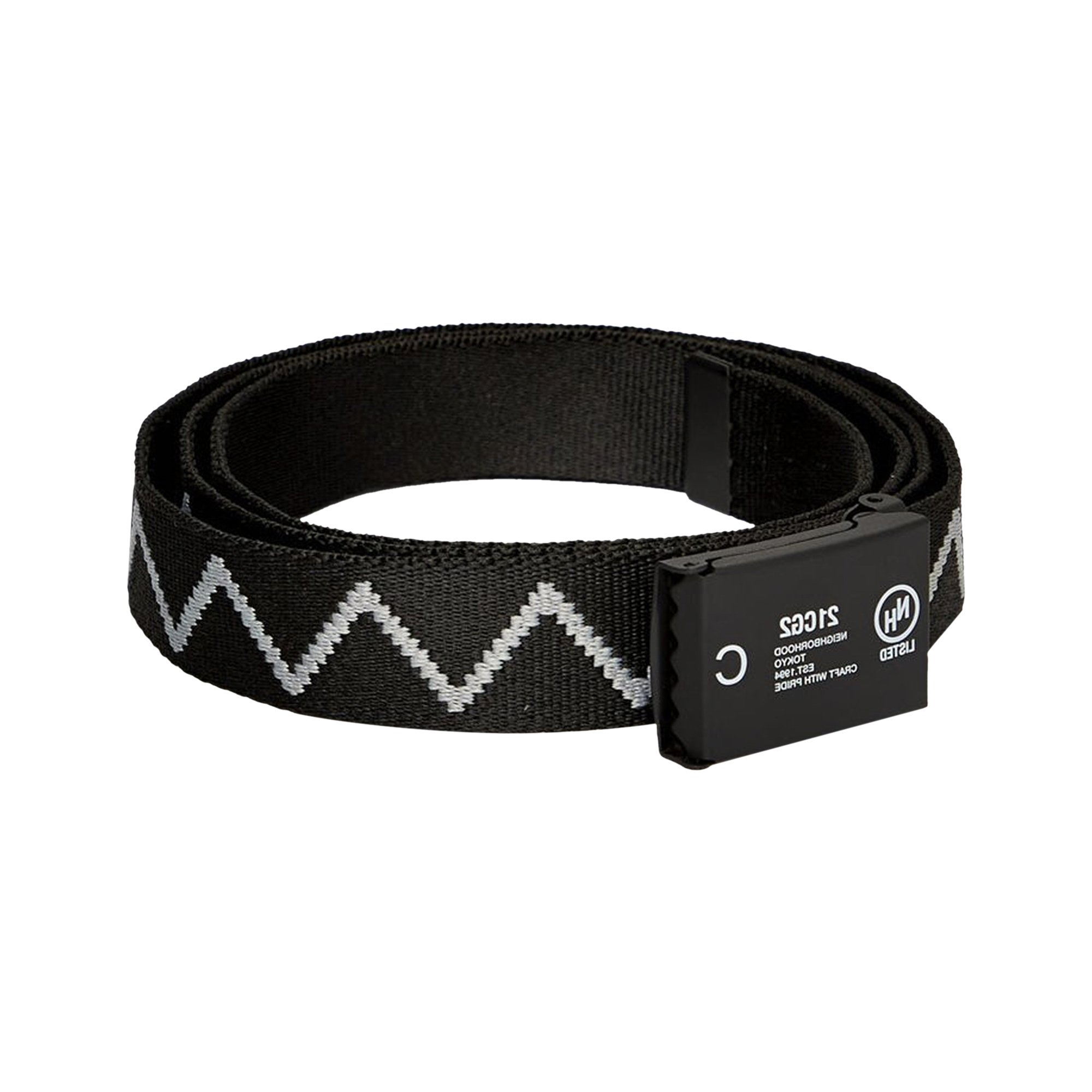 Buy Neighborhood G.I./E-Belt 'Black' - 212MYNH AC02 BLAC | GOAT