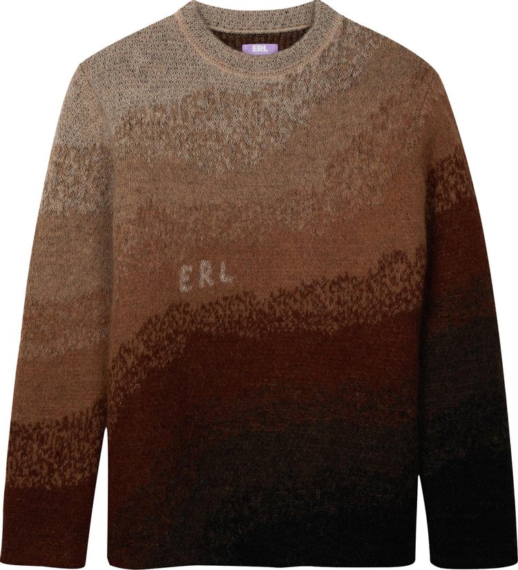 ERL Mens Bowy Sweater Knit 'Brown'
