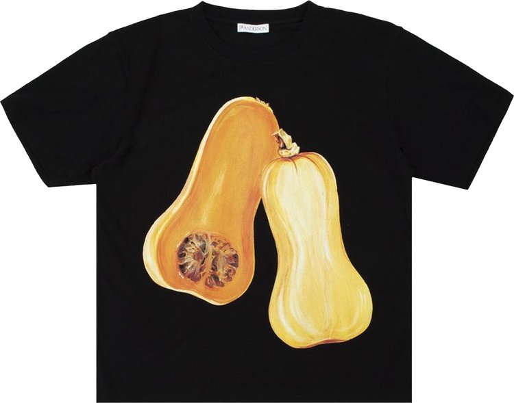 JW Anderson Oversized Veggie T-Shirt 'Black'