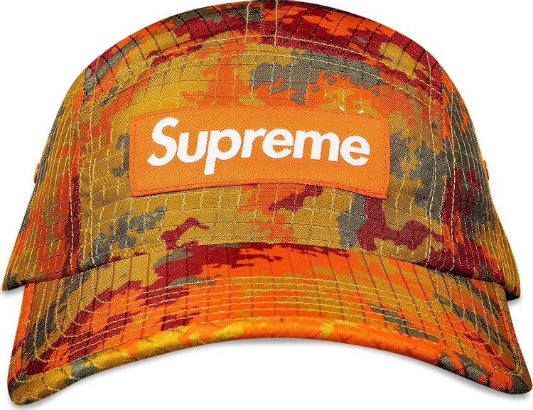 Supreme Camo Ripstop Camp Cap Black