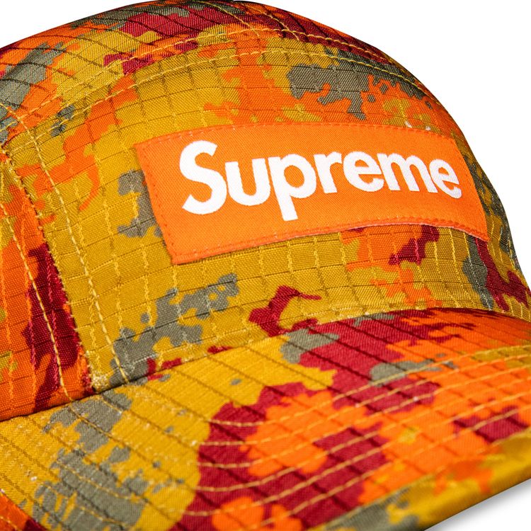 Supreme Camo Ripstop Camp Cap Orange Camo