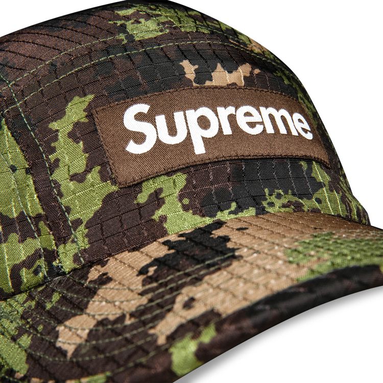 Supreme Camo Ripstop Camp Cap Woodland Camo
