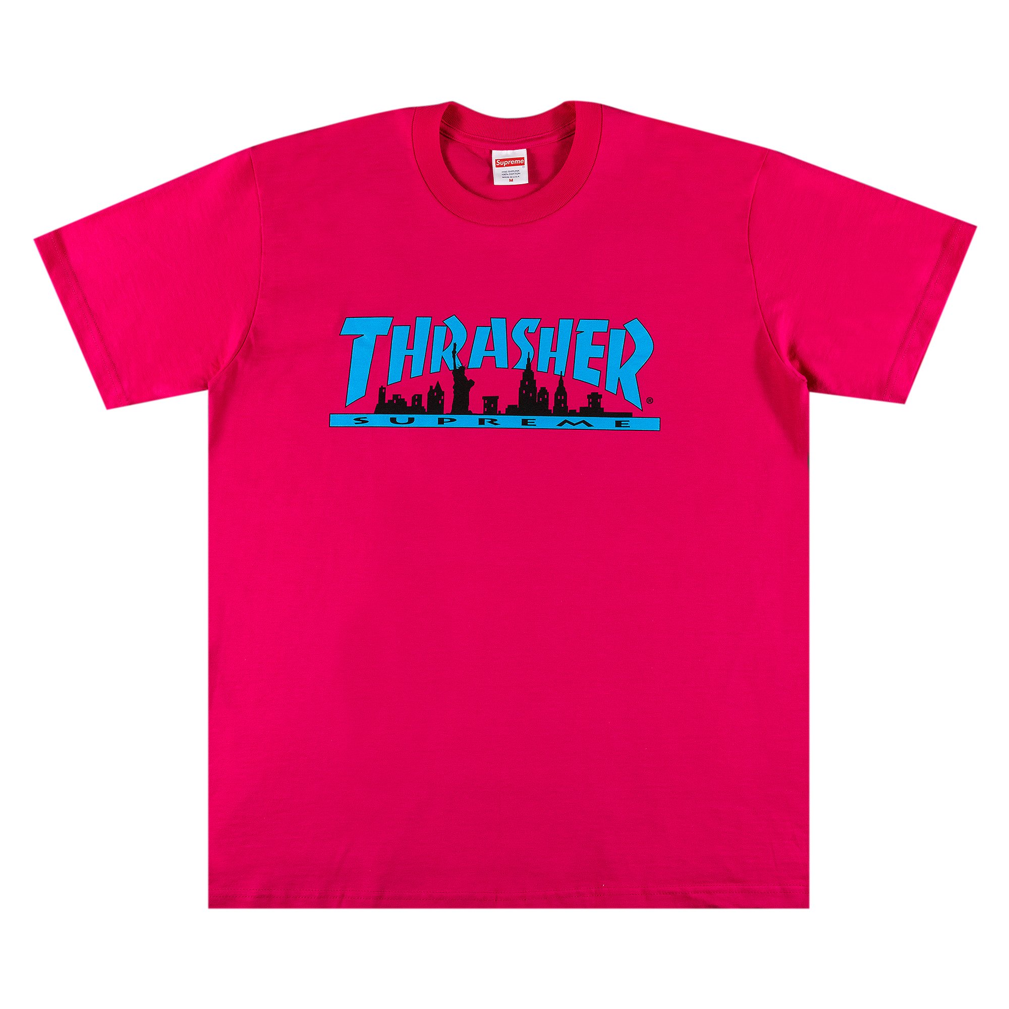 Buy Supreme x Thrasher Skyline Tee 'Pink' - FW21T11 PINK | GOAT SA