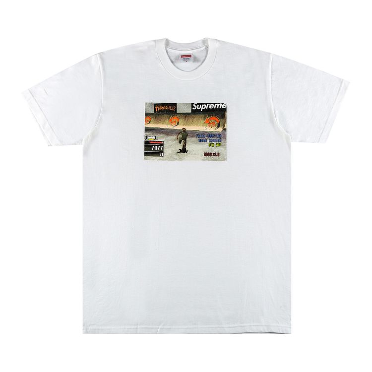 Supreme x Thrasher Game Tee White