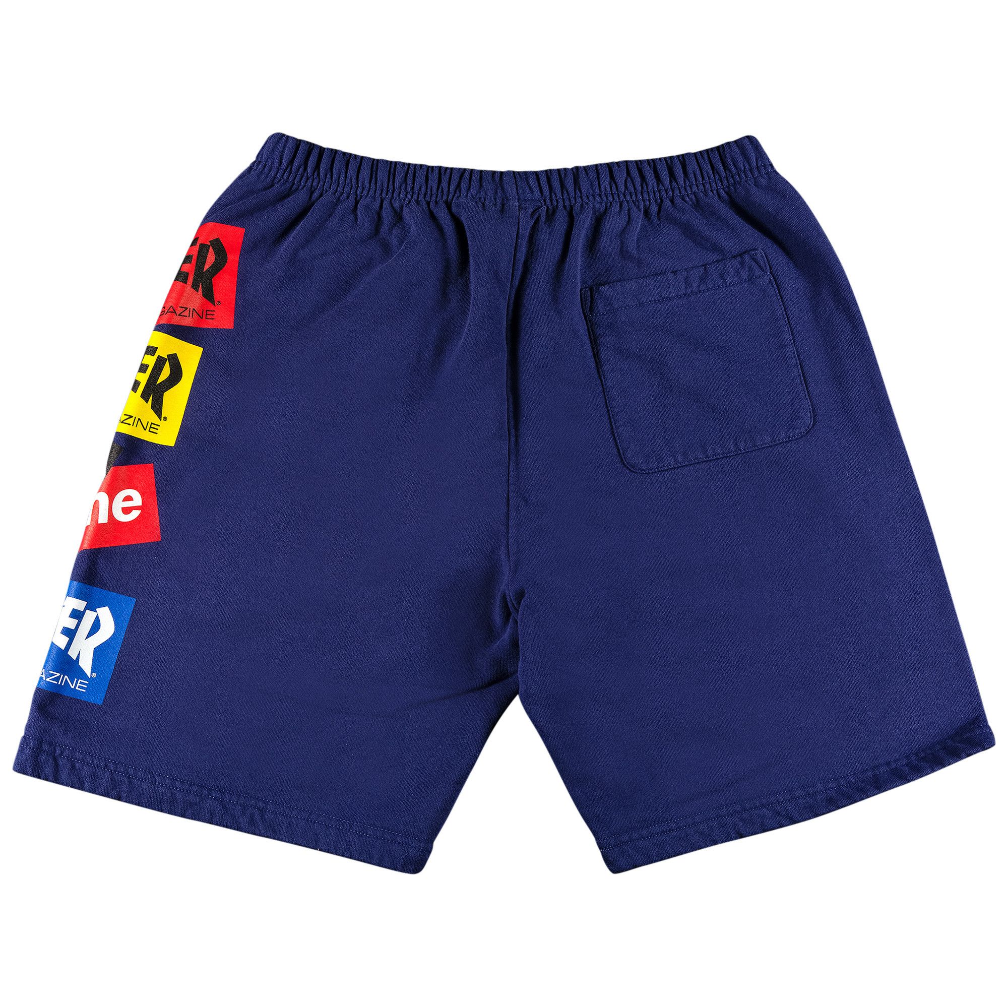 Size xl Supreme x Thrasher Multi Logo Sweatshort Washed Navy