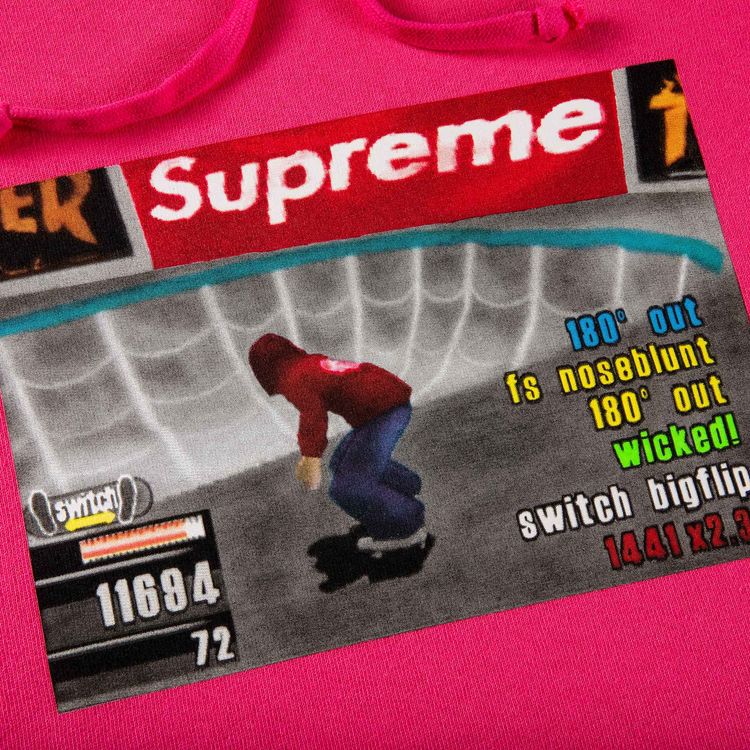 Supreme x Thrasher Hooded Sweatshirt Magenta