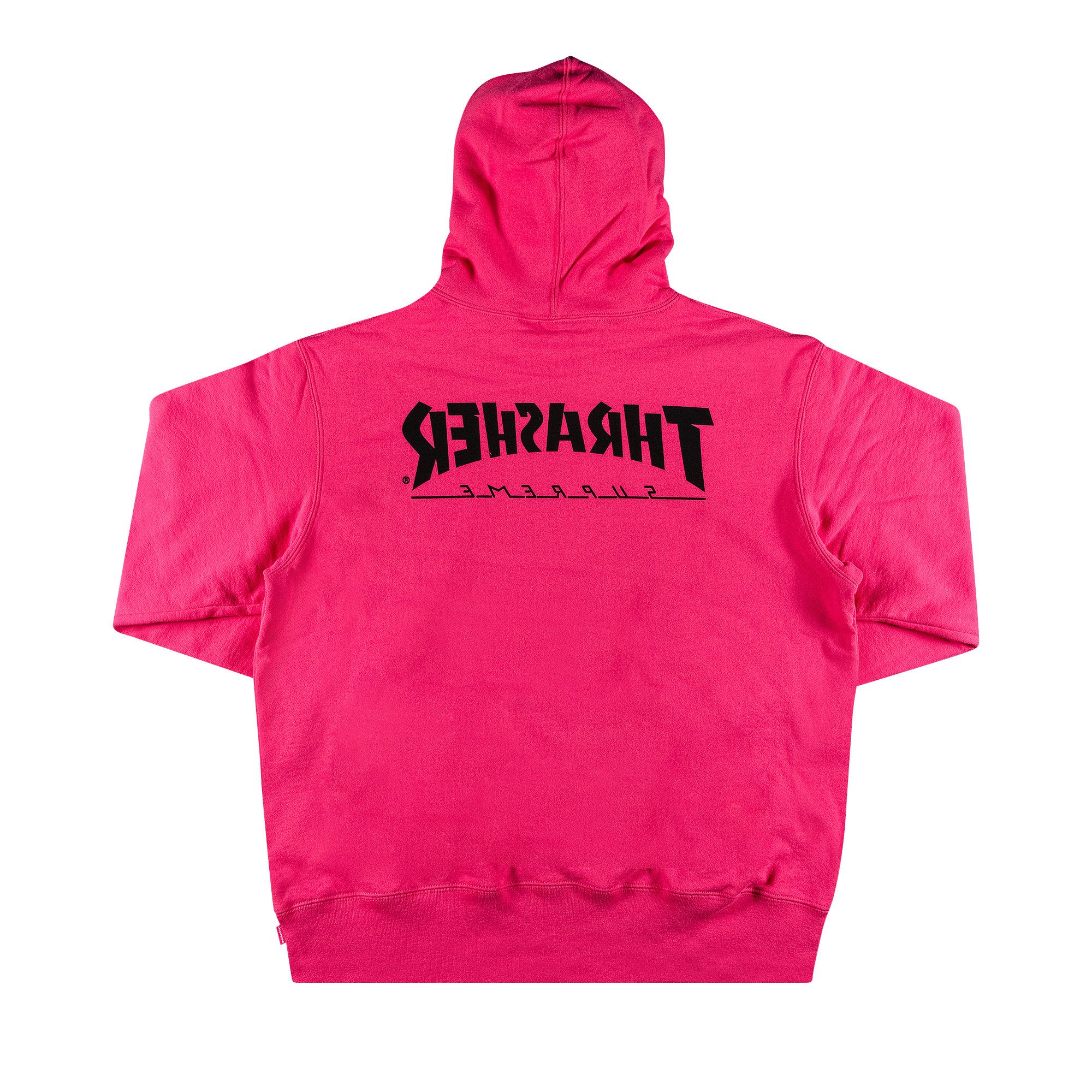 Buy Supreme x Thrasher Hooded Sweatshirt Magenta FW21SW98 MAGENTA GOAT UK