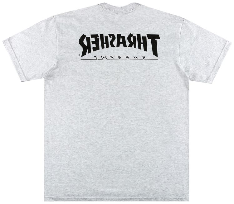 Supreme x Thrasher Game Tee Ash Grey