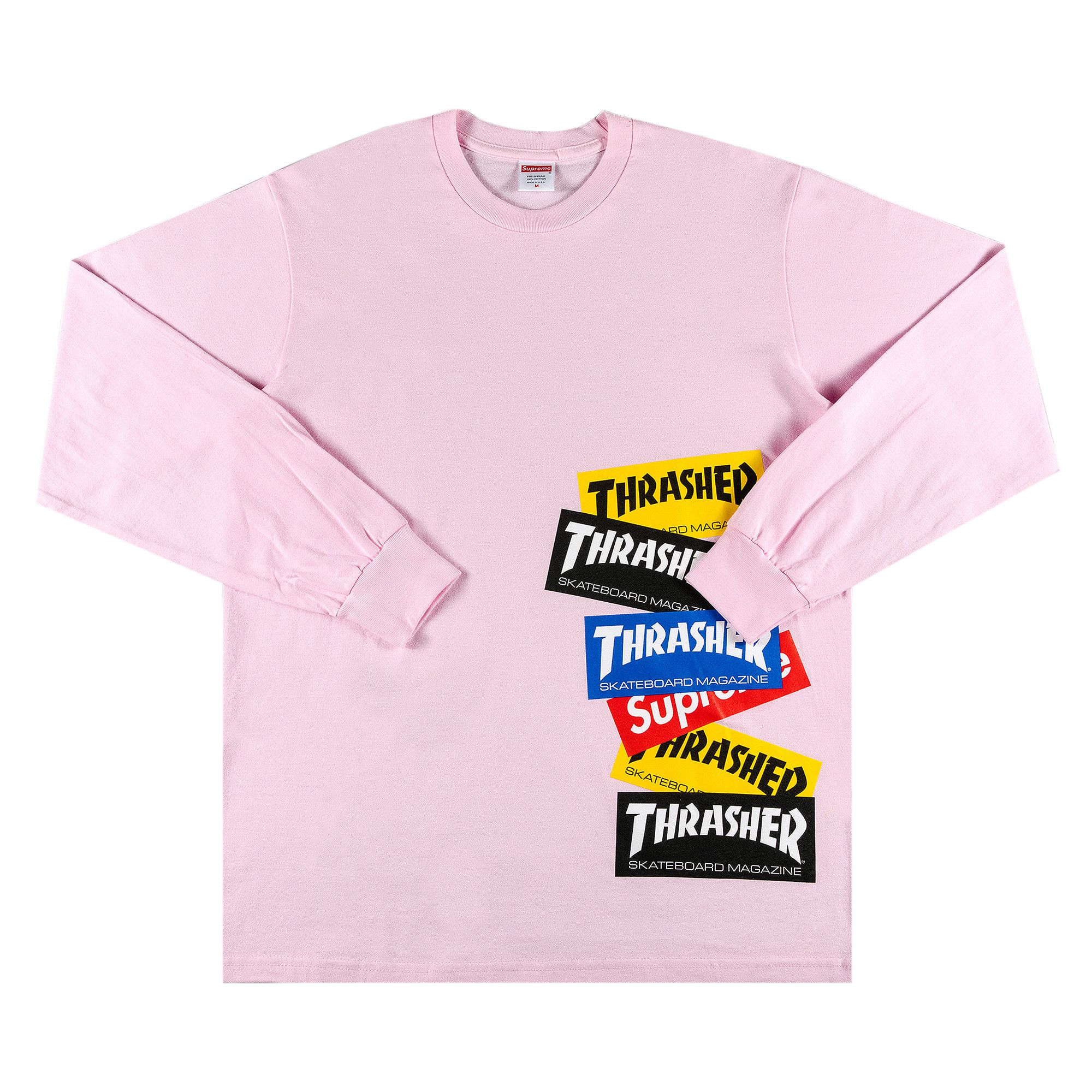 Hot pink online thrasher shirt