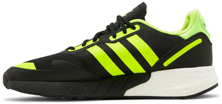 Adidas ZX 1K Boost Bold Logo Graphic   Black Solar Yellow