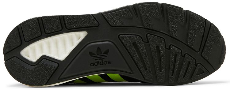 Adidas ZX 1K Boost Bold Logo Graphic   Black Solar Yellow