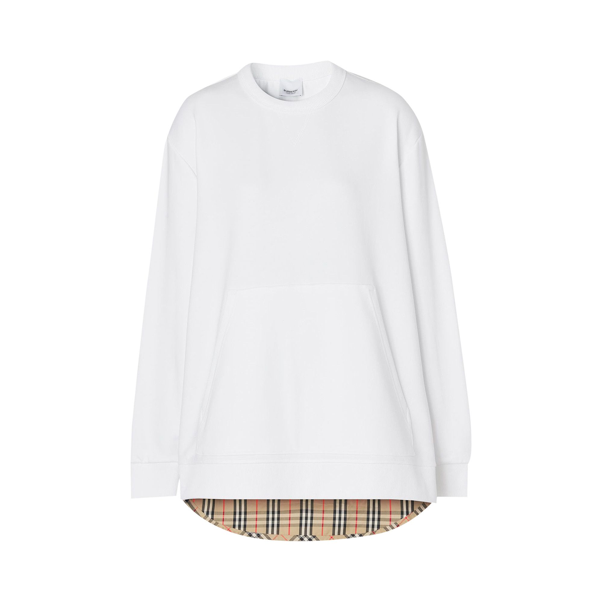 White top burberry sweater