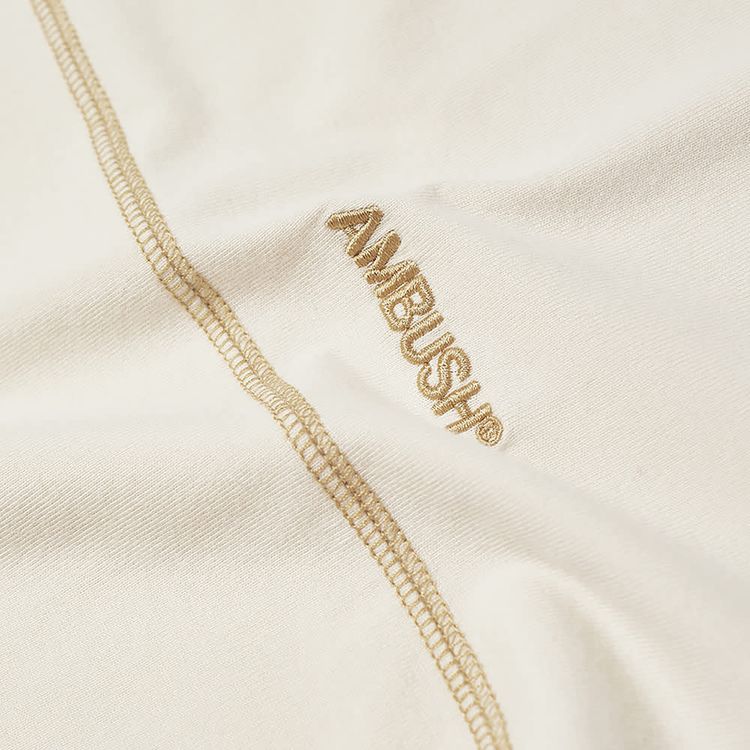 Ambush Overstitch T Shirt Birch