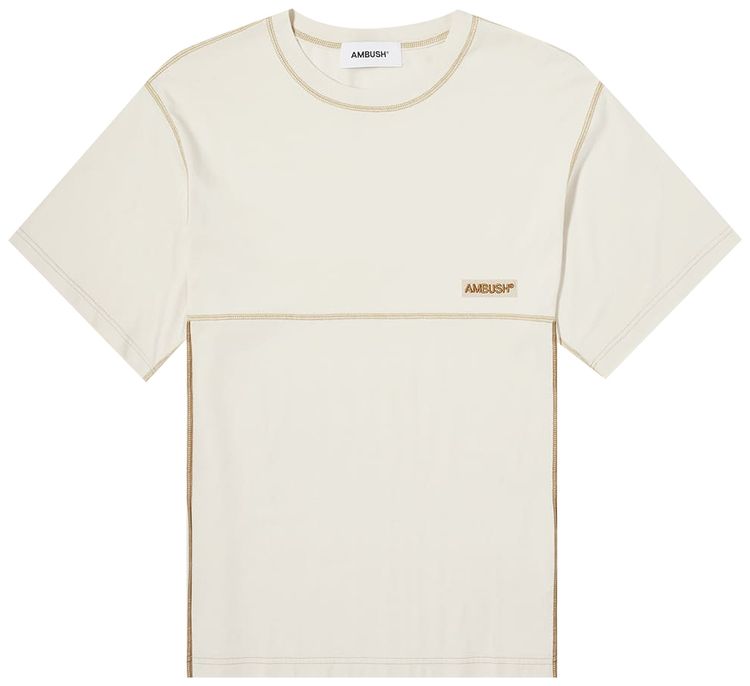 Ambush Overstitch T Shirt Birch