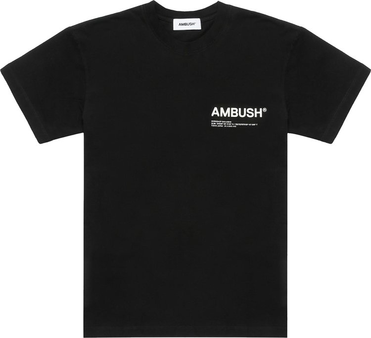 Ambush Jersey Workshop T-Shirt 'Black/Tofu'