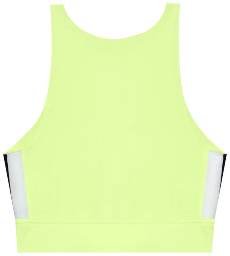 Palm Angels Training Track Top YellowFluo Black