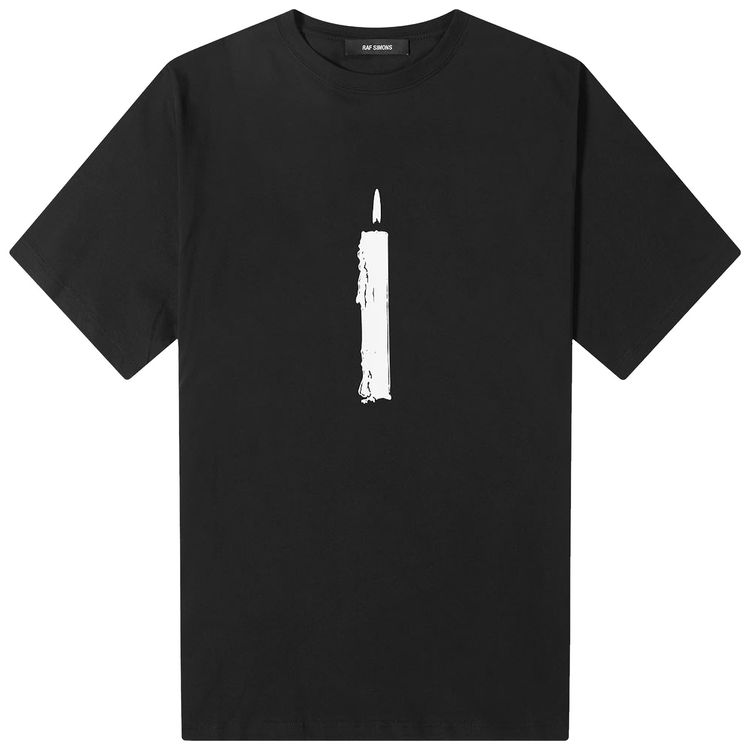 Raf Simons Candle Tee Black