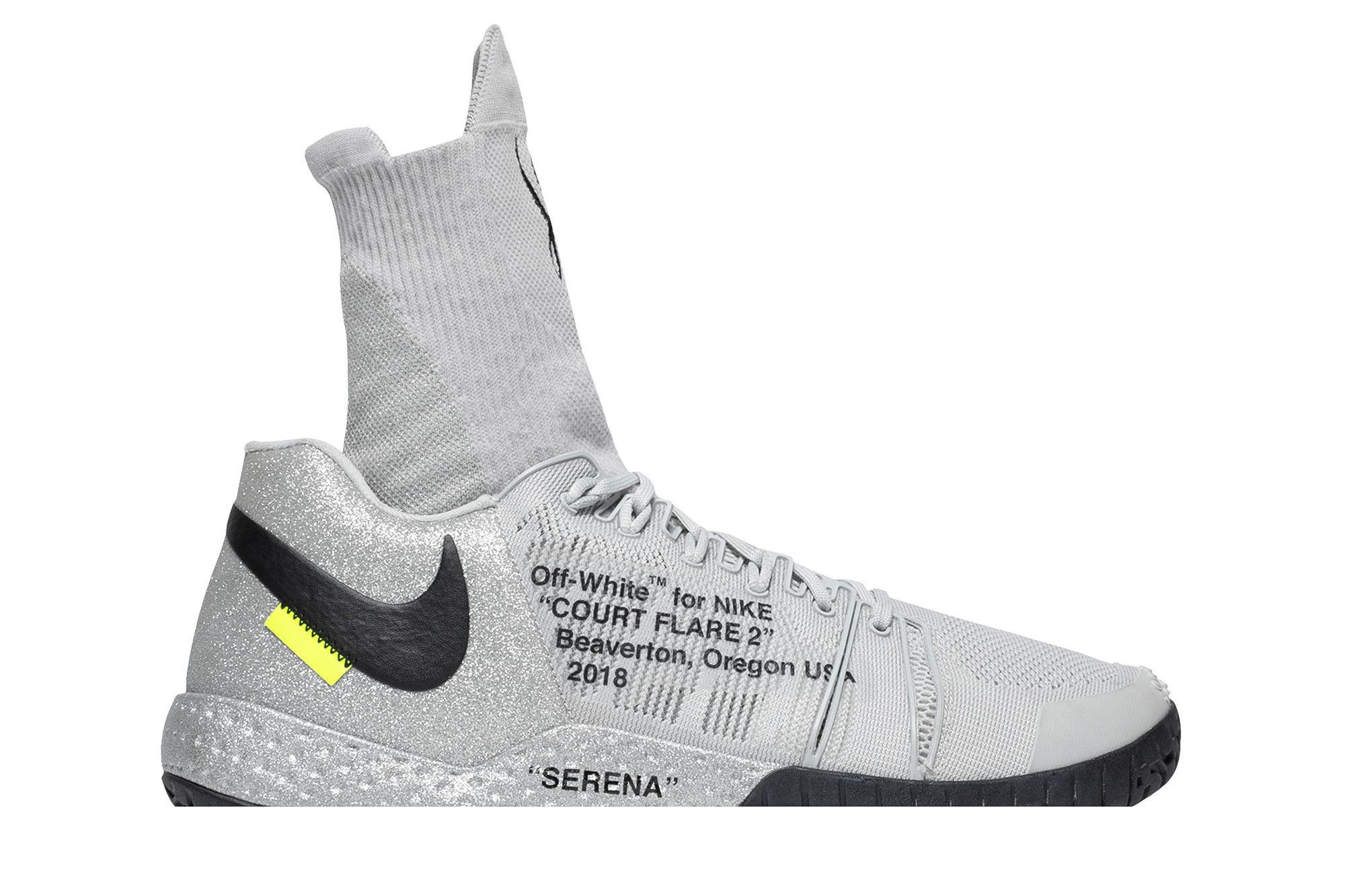 Nike court flare 2 off white hot sale