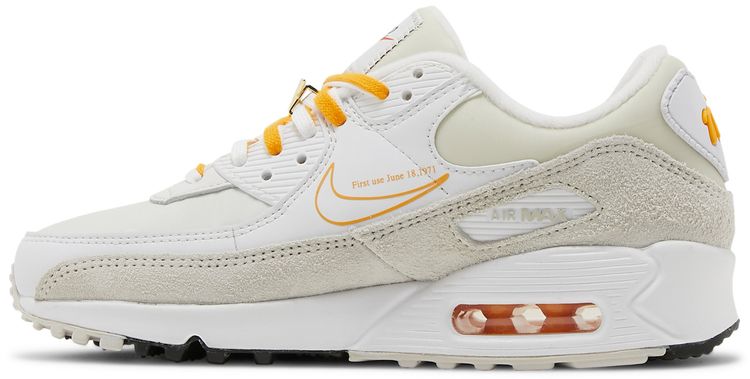 Nike Wmns Air Max 90 SE First Use   White University Gold