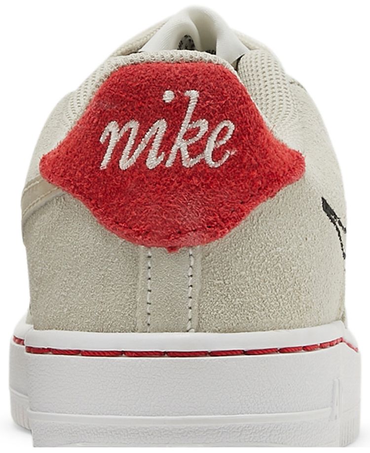 Nike Air Force 1 LV8 S50 GS Light Stone University Red