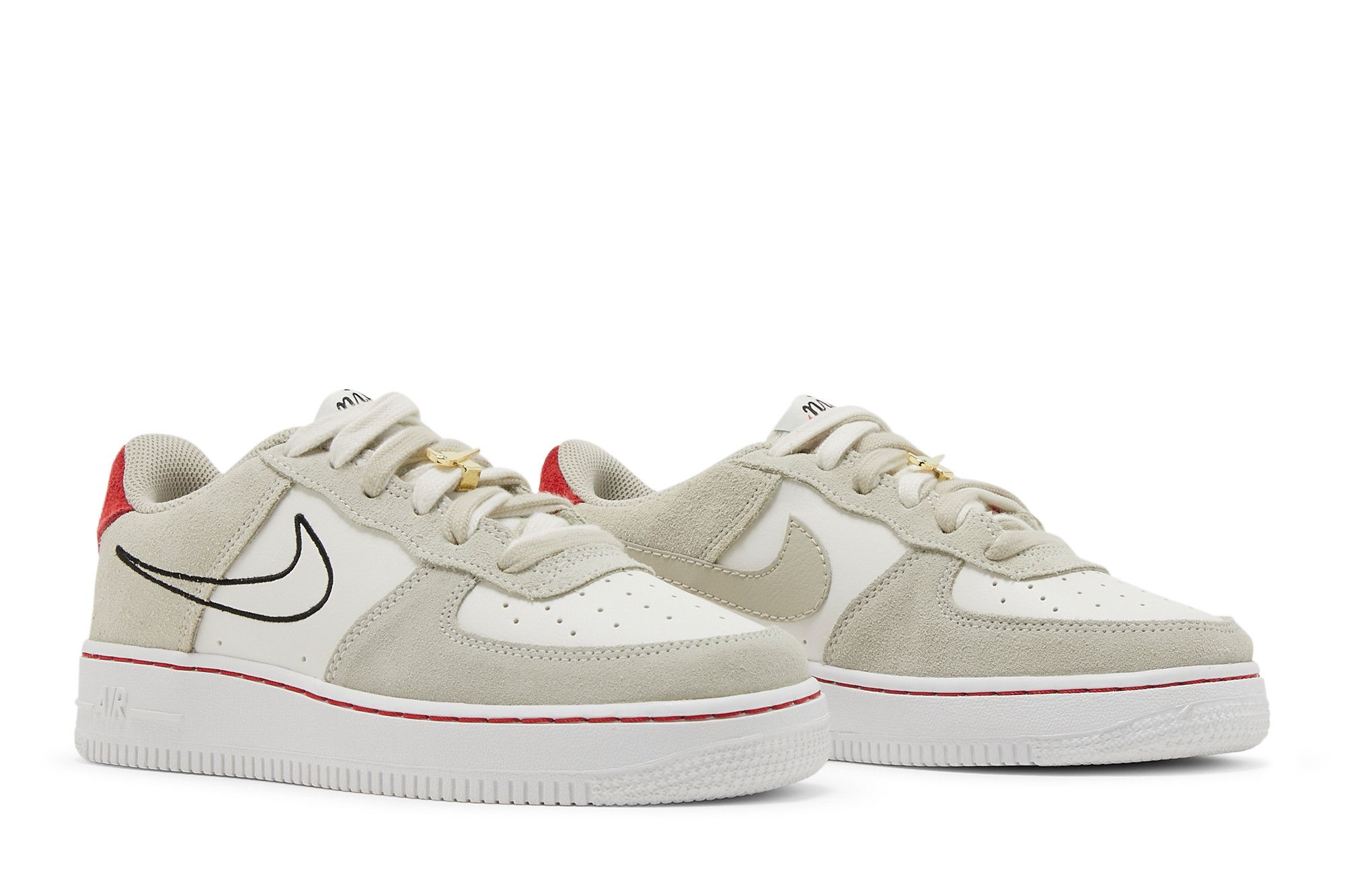 Size 4.0 Air Force 1 LV8 S50 GS 'Light Stone University Red'