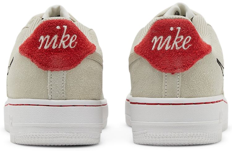 Nike Air Force 1 LV8 S50 GS Light Stone University Red