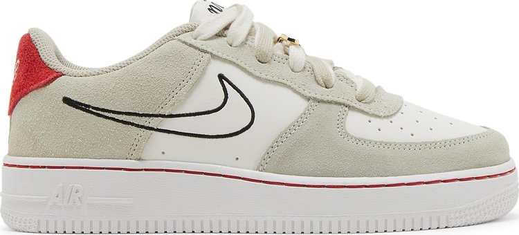 Nike Air Force 1 LV8 S50 Big Kids' Shoes in Cream, Size: 7Y | DB1561-100