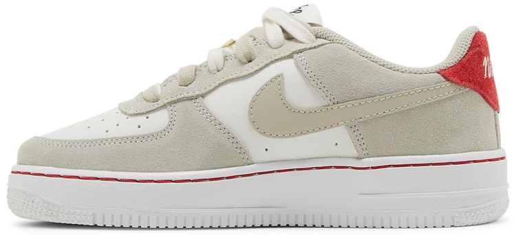 Nike Air Force 1 LV8 S50 GS Light Stone University Red