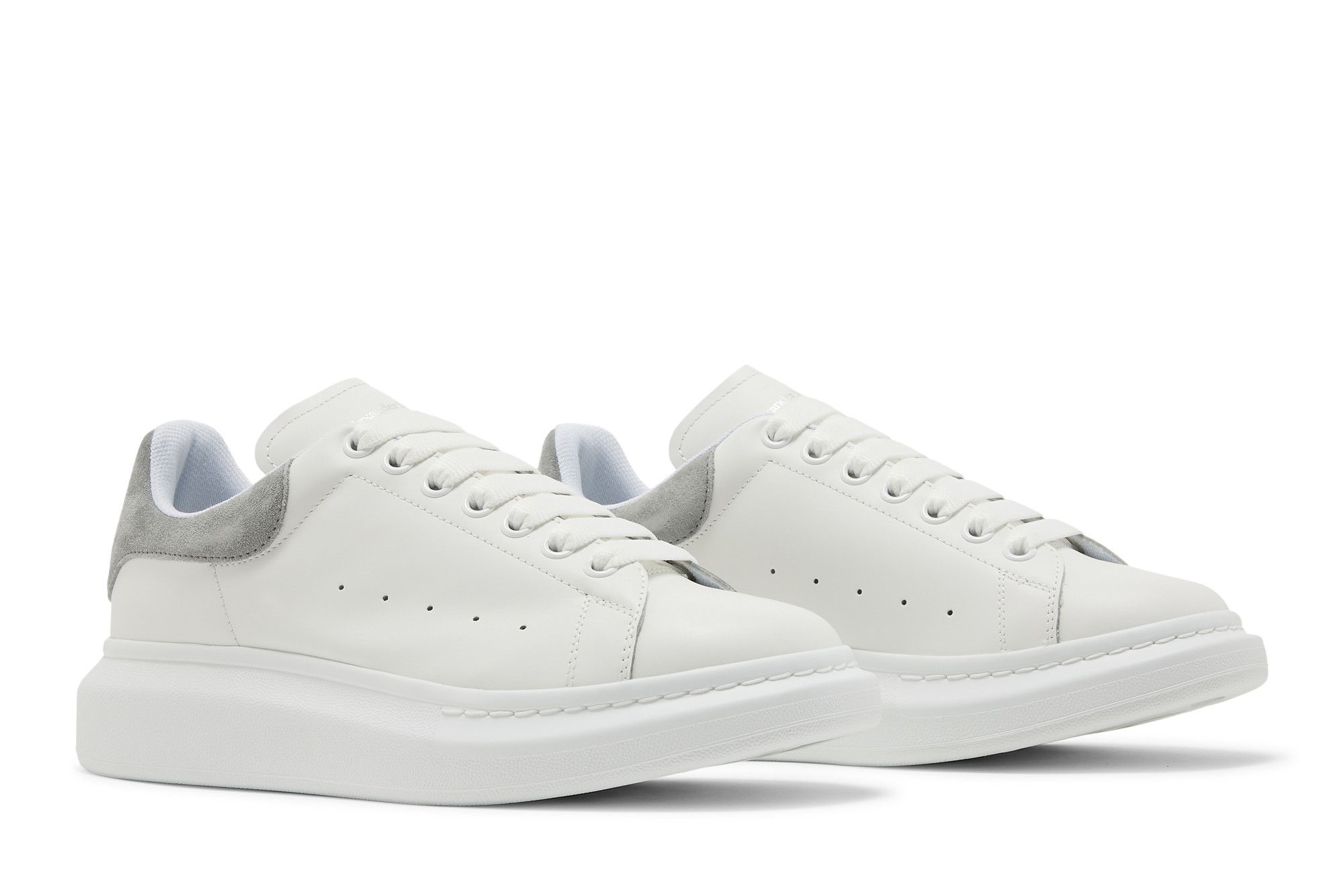 Mcqueen grey suede discount