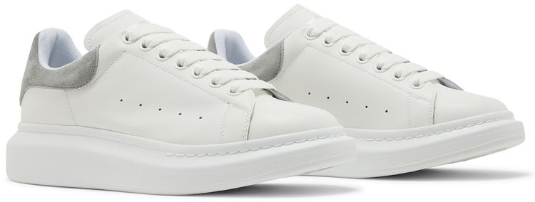 Alexander McQueen Oversized Sneaker White Grey Suede