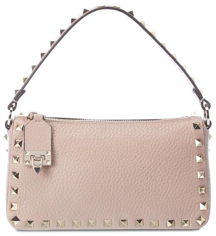 Valentino Rockstud Small Leather Shoulder Bag Pink