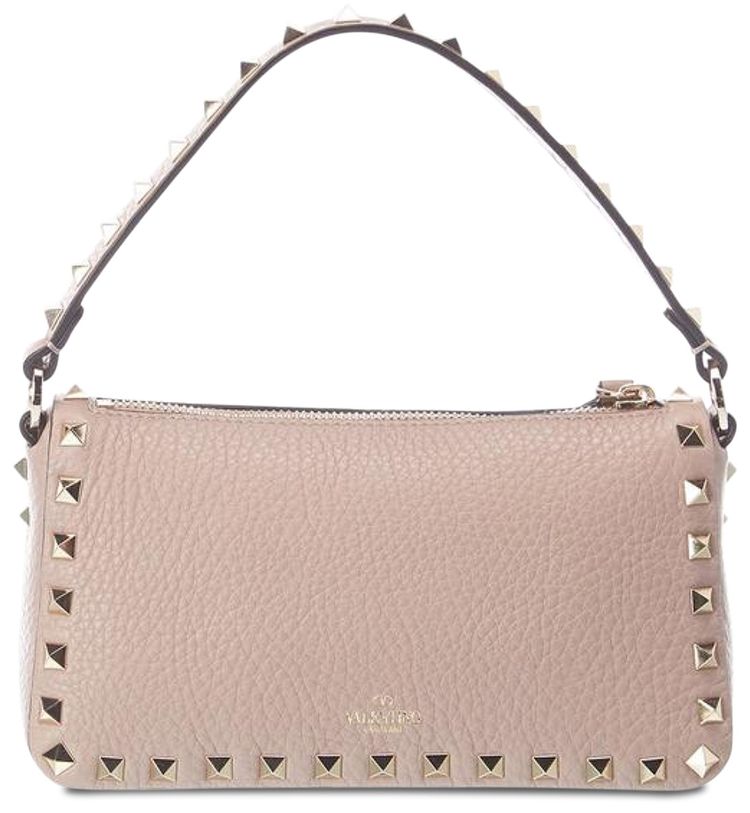 Valentino Rockstud Small Leather Shoulder Bag Pink