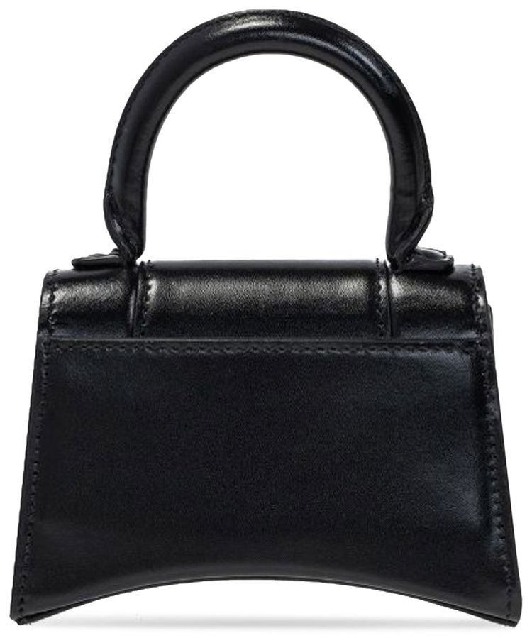 Balenciaga Mini Hourglass Top Handle Bag Black
