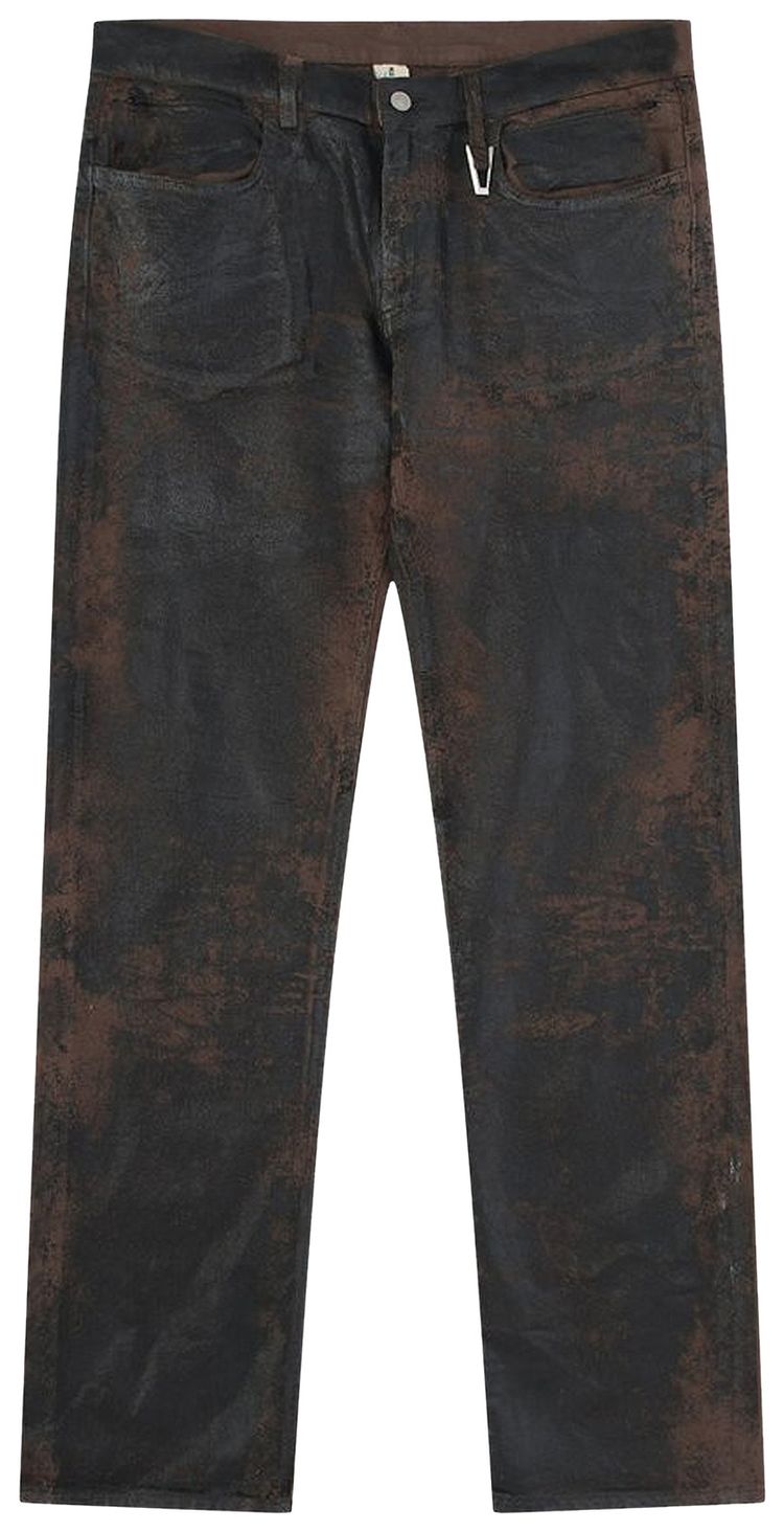 1017 ALYX 9SM Treated 6 Pocket Jean Dark Brown